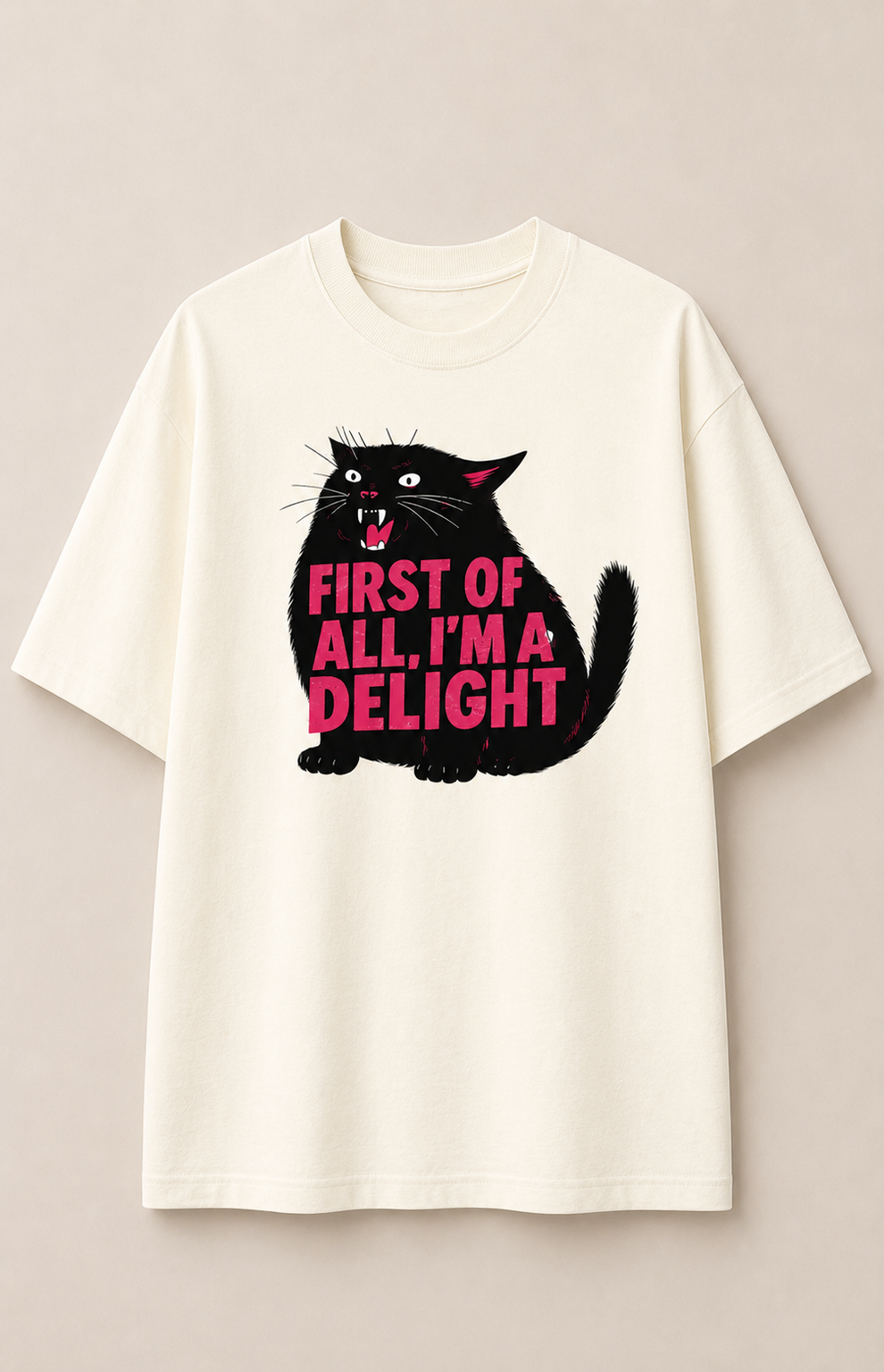 I'm a Delight-Overiszed Tee