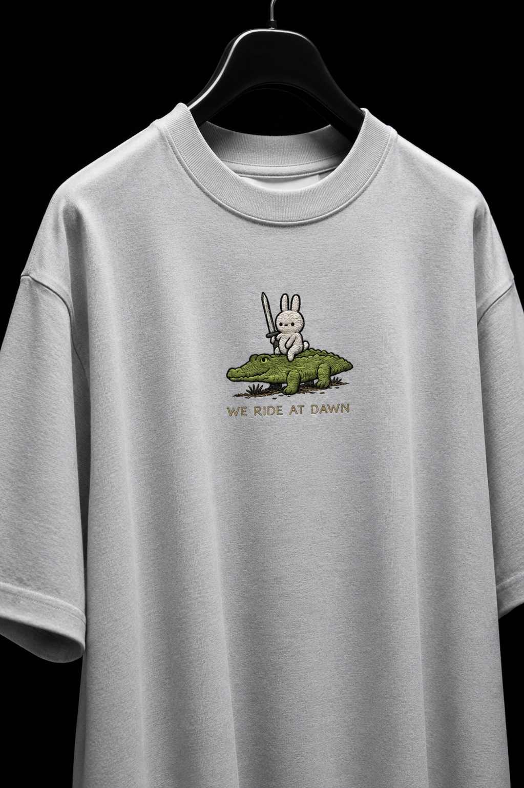 Dawn Raiders Embroidered Oversized Tee