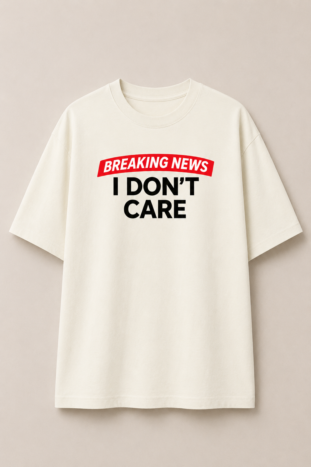 Breaking News-Oversized Tee