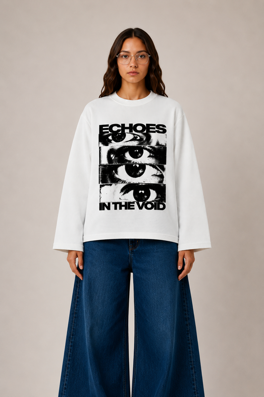 Echoes in the Void-Oversized Waffle tee