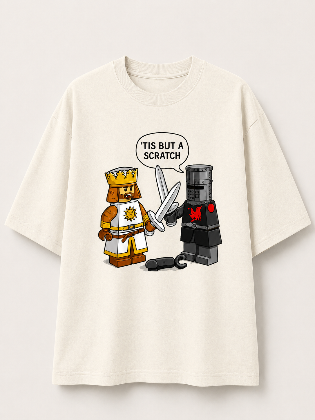 Tis but a scratch-Oversized tee