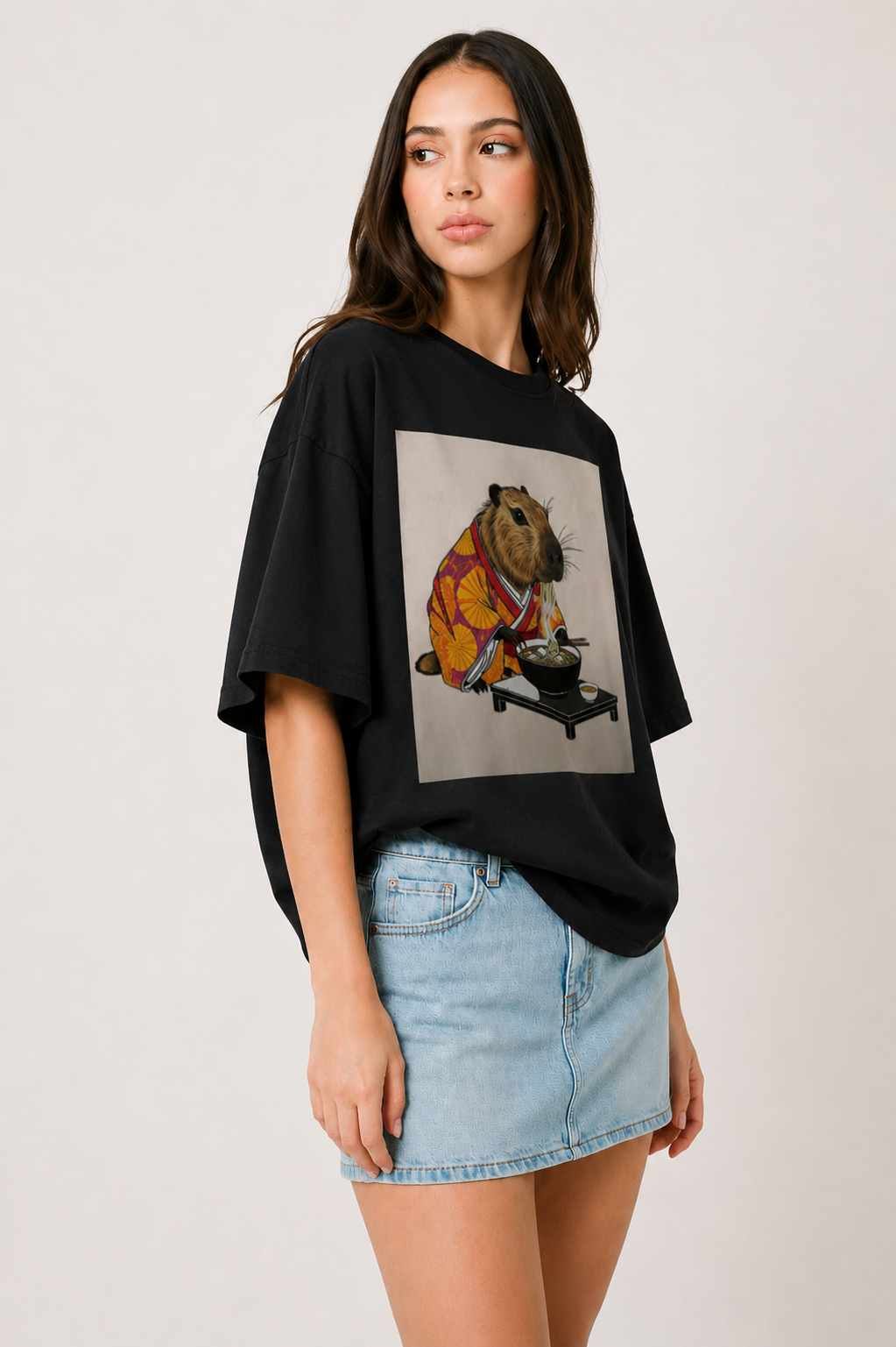Ramen Rodent Oversized Tee