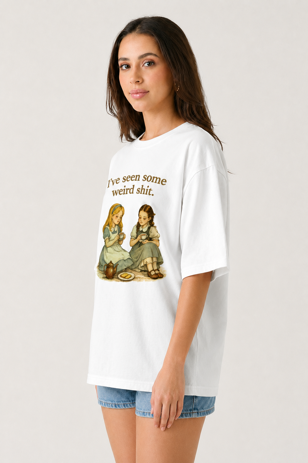 Tea & Trauma-Oversized Tee