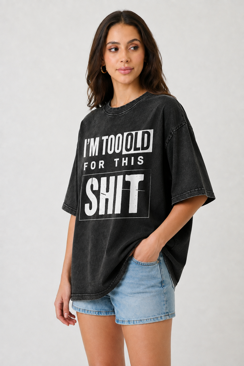 I'm Too Old-Vintage Fade Tee