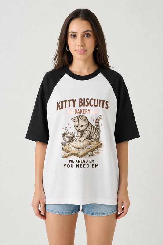 Kitty Biscuit-Oversized tee