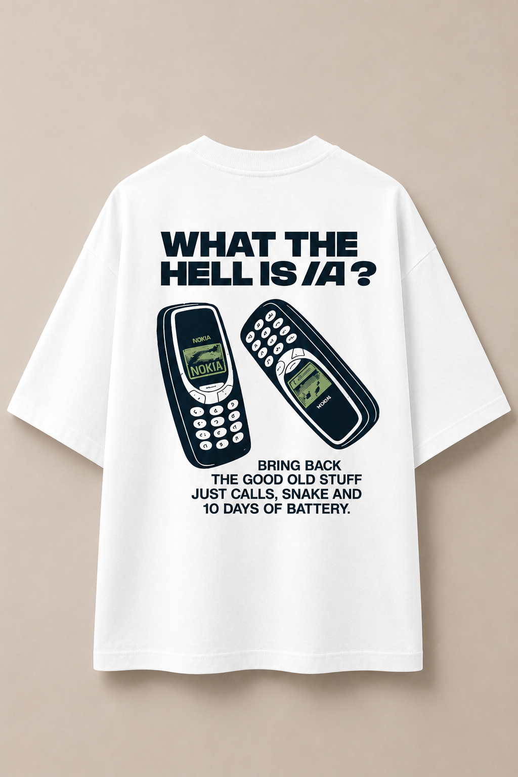 Old School Signal Tee-Oversized tee