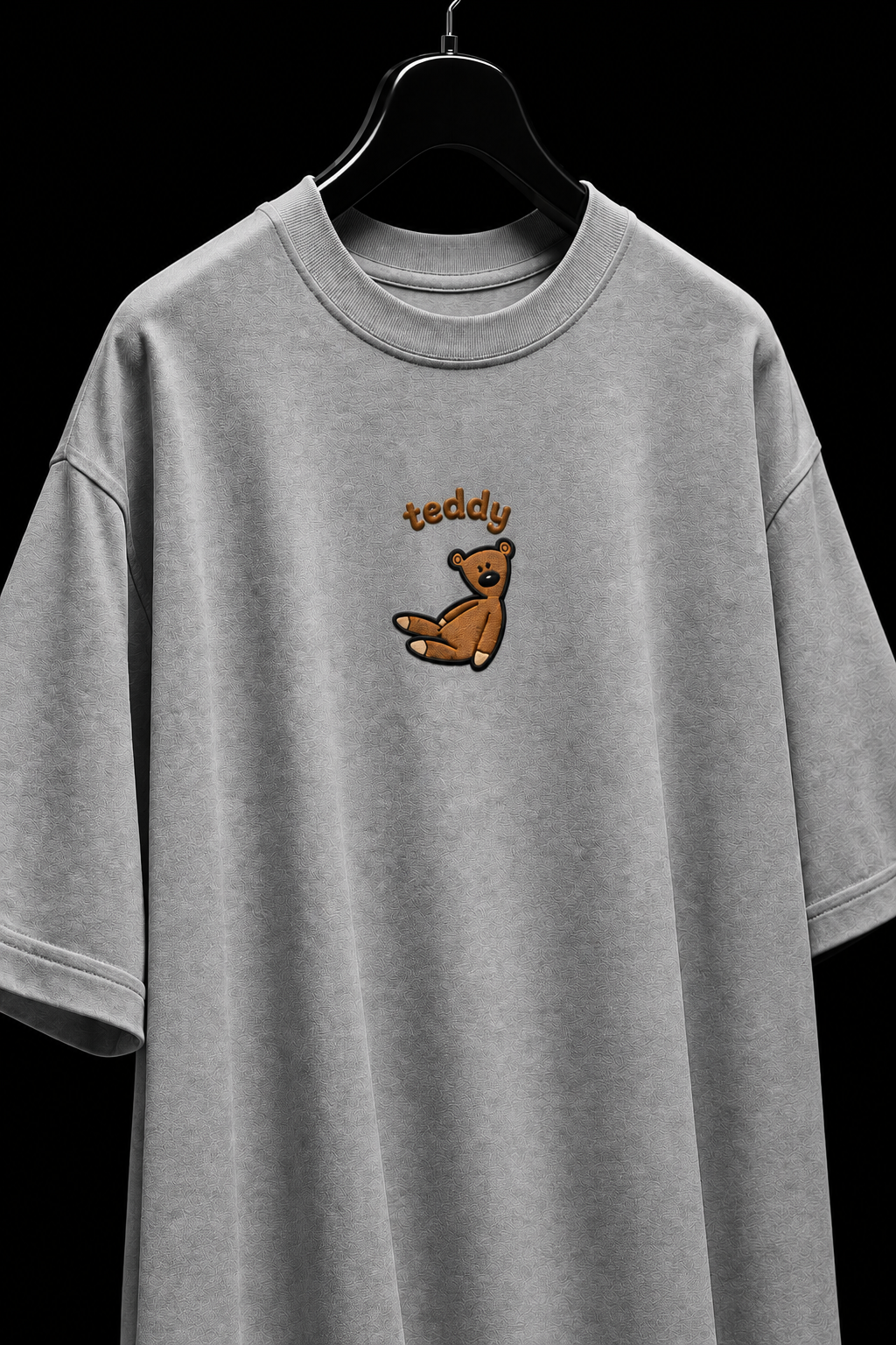 Mr. Teddy – Oversized Embroidered Tee