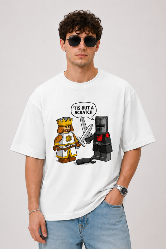Tis but a scratch-Oversized tee