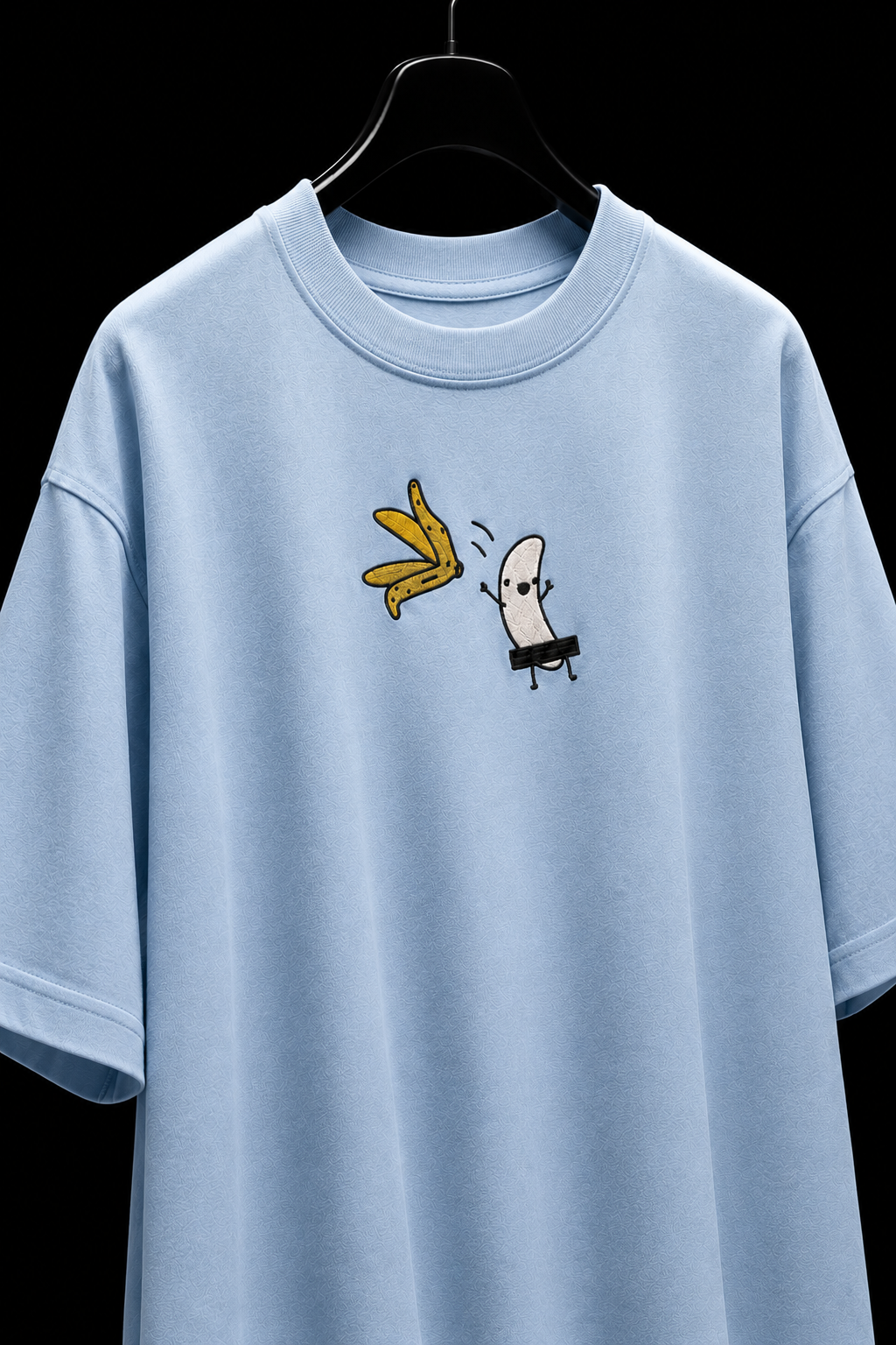 Slip Happens — Embroidered Oversized Tee