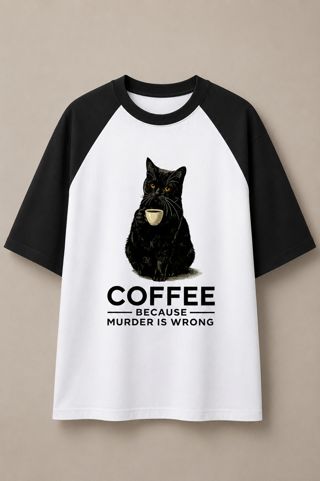 Murder Is Wrong-Oversized Tee