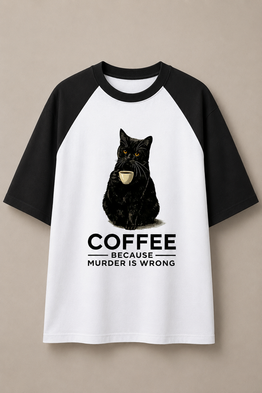 Murder Is Wrong-Oversized tee
