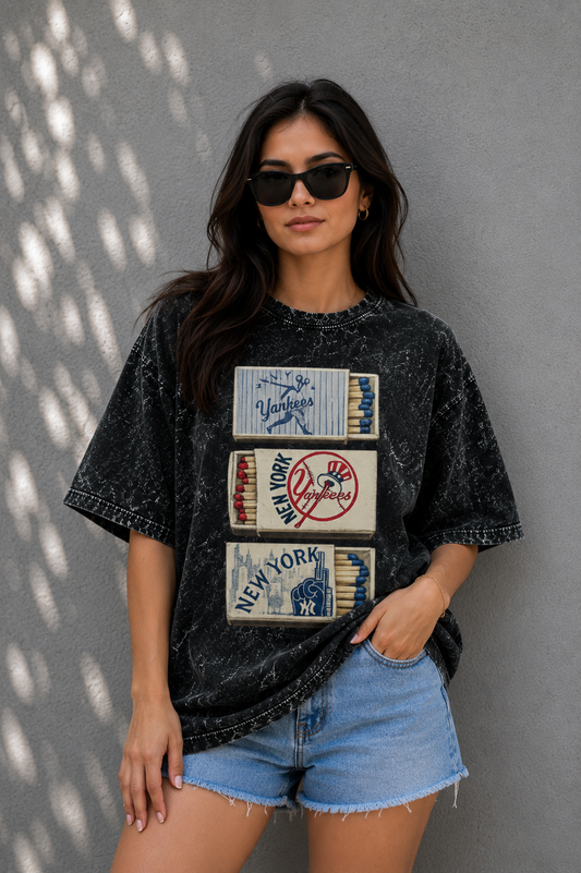 Vintage Matchbox Acid Wash Tee