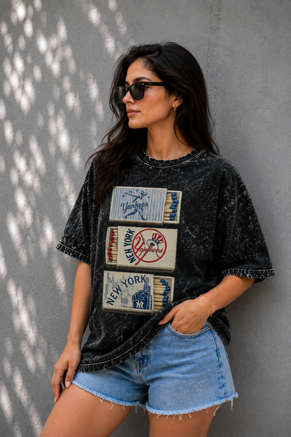 Vintage Matchbox Acid Wash Tee