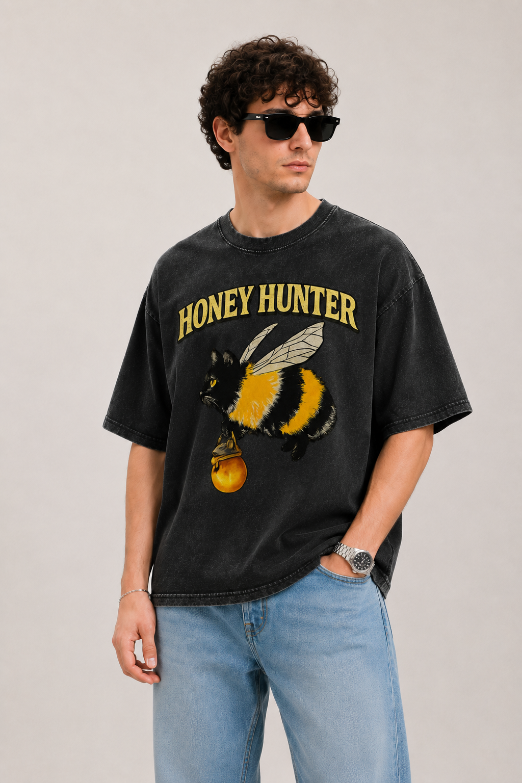 Honey Hunter-Vintage Fade Tee