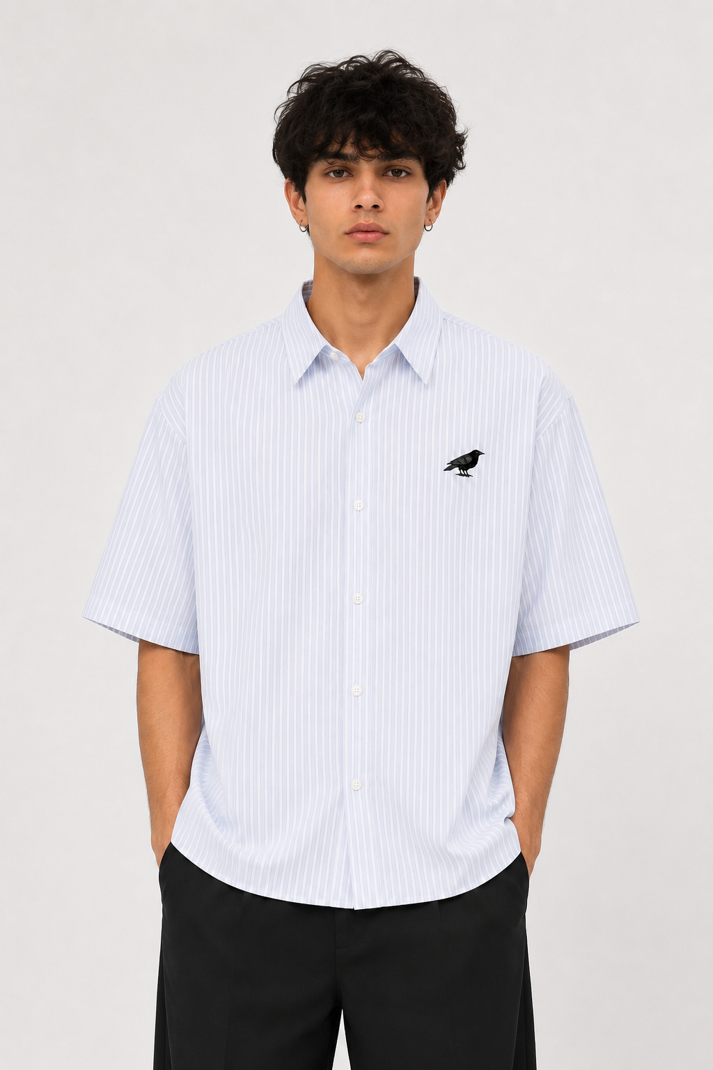 Crows Before Bros Boxy Shirt