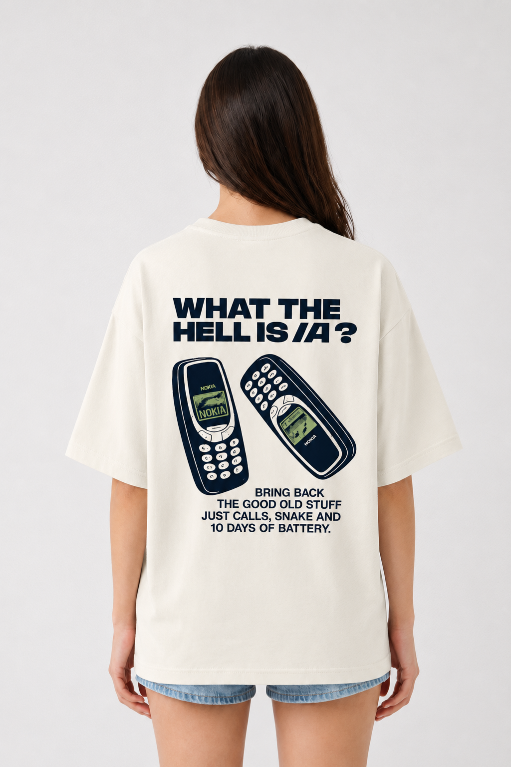 Old School Signal Tee-Oversized tee