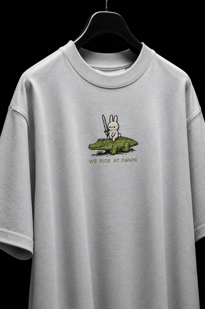 Dawn Raiders Embroidered Oversized Tee