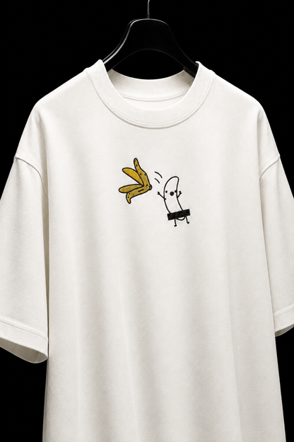 Slip Happens — Embroidered Oversized Tee
