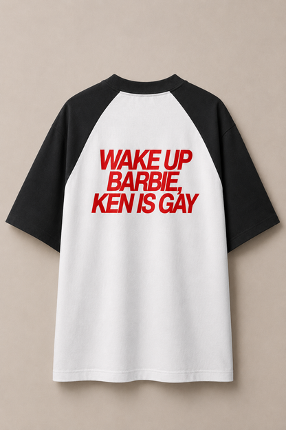 Wake Up Barbie-Oversized Tee