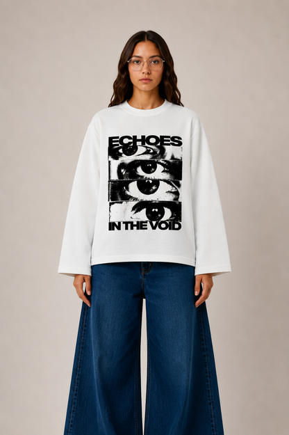 Echoes in the Void-Oversized Waffle tee