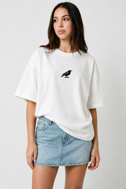 Crows Before Bros-Oversized tee