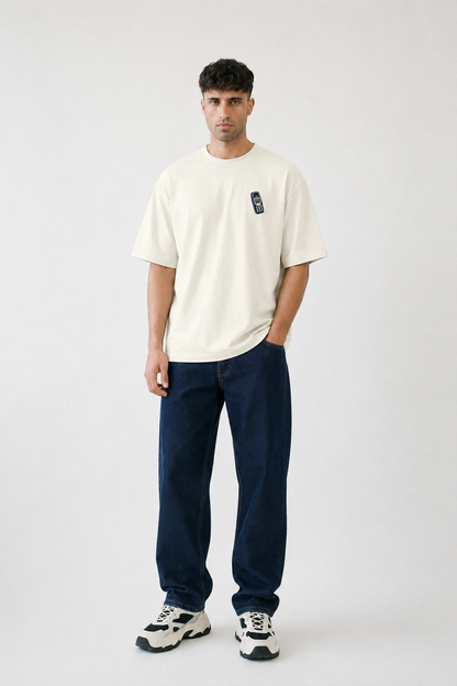 Old School Signal Tee-Oversized Tee