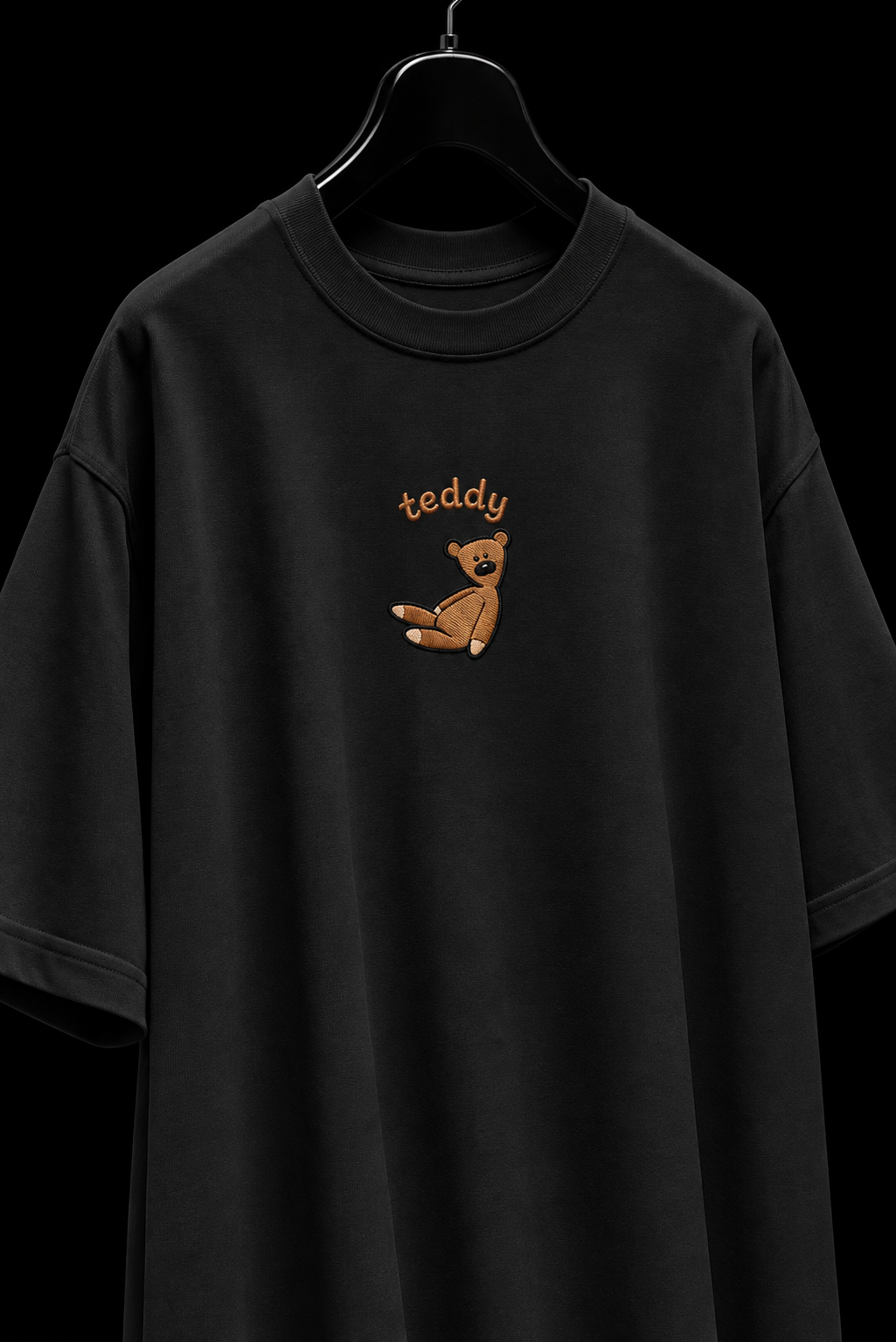 Mr. Teddy – Oversized Embroidered Tee