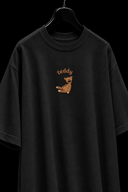 Mr. Teddy – Oversized Embroidered Tee