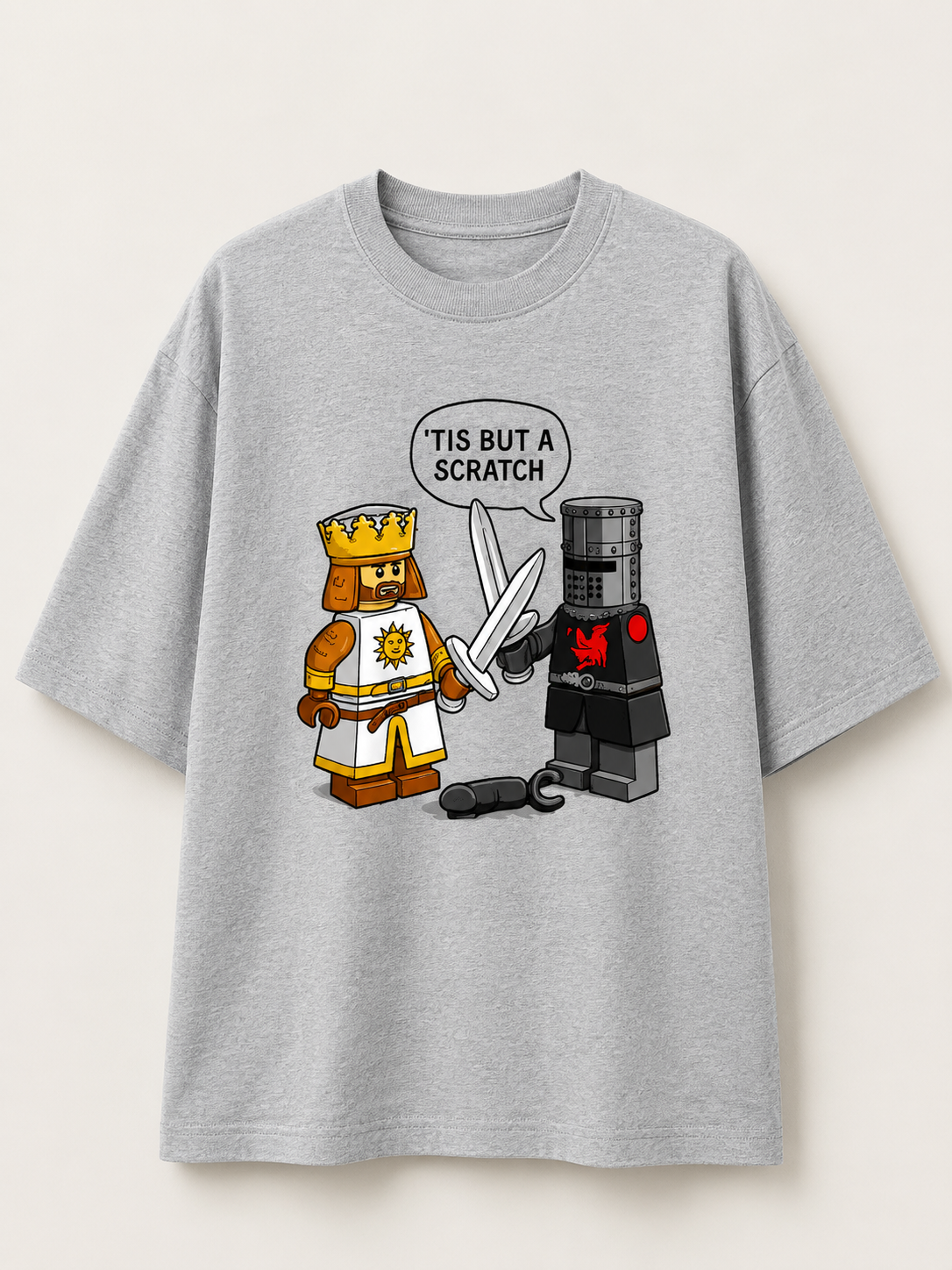 Tis but a scratch-Oversized tee