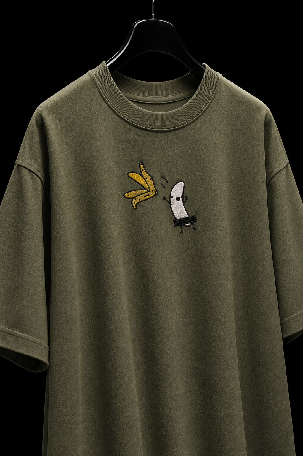 Slip Happens — Embroidered Oversized Tee