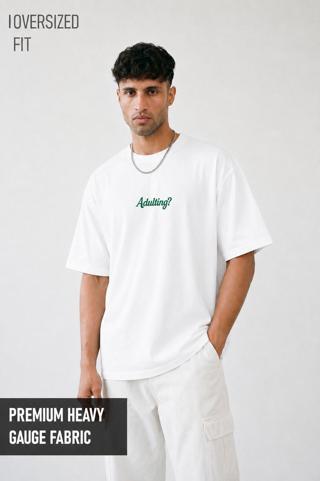 Adulting-Oversized tee