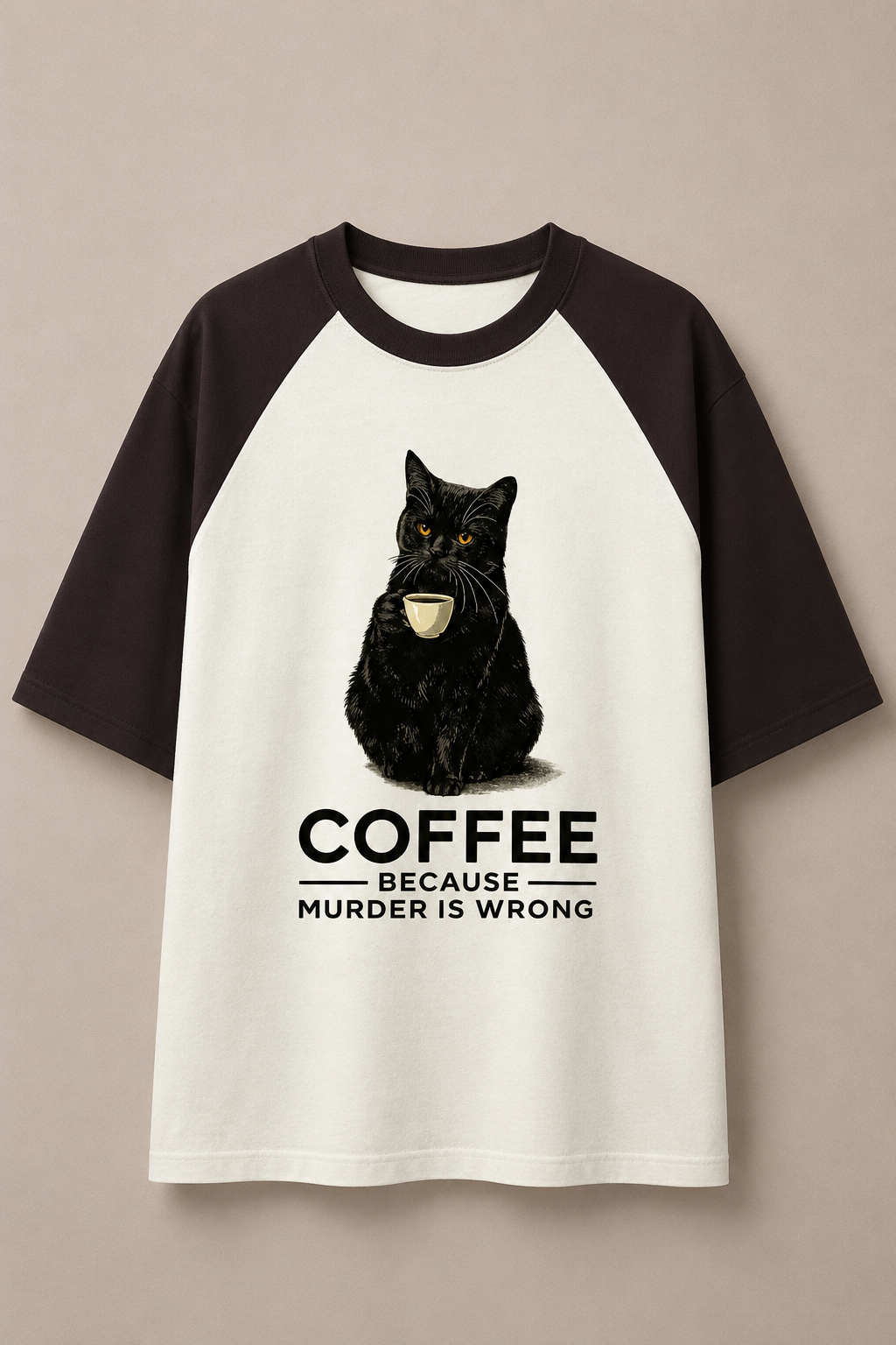 Murder Is Wrong-Oversized Tee