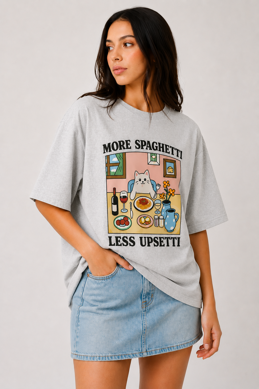 More Spaghetti-Oversized Tee