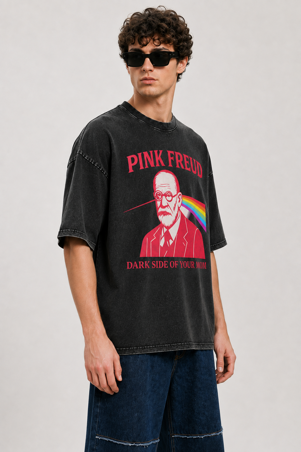 Pink Freud-Vintage Fade Tee