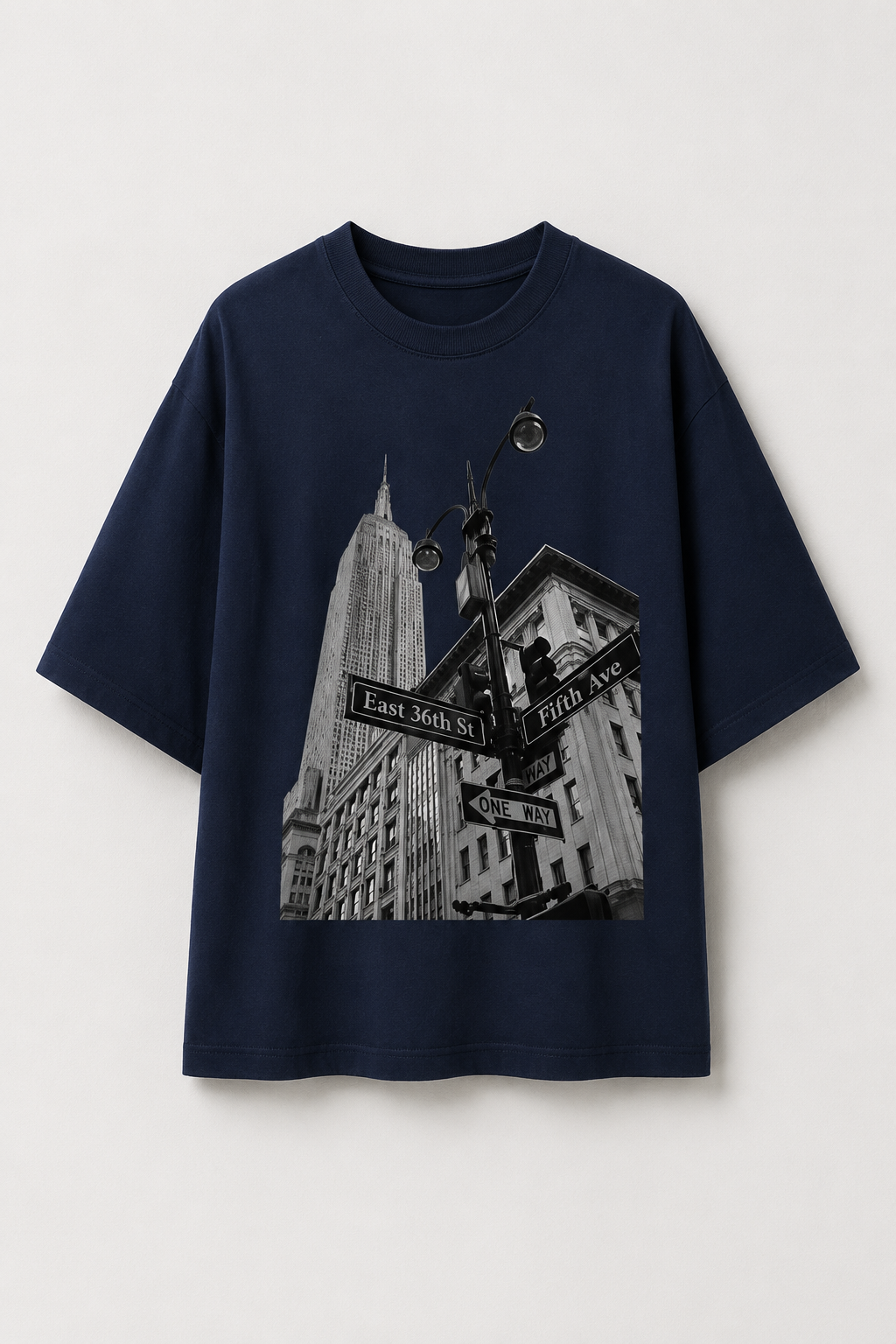 Midtown Noir Oversized tee