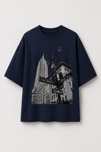 Midtown Noir Oversized tee