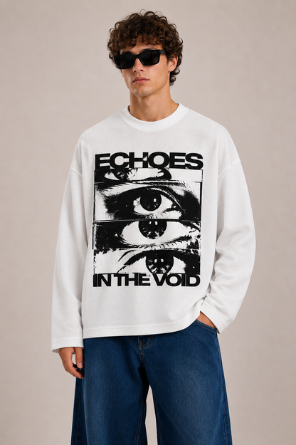 Echoes in the Void-Oversized Waffle tee