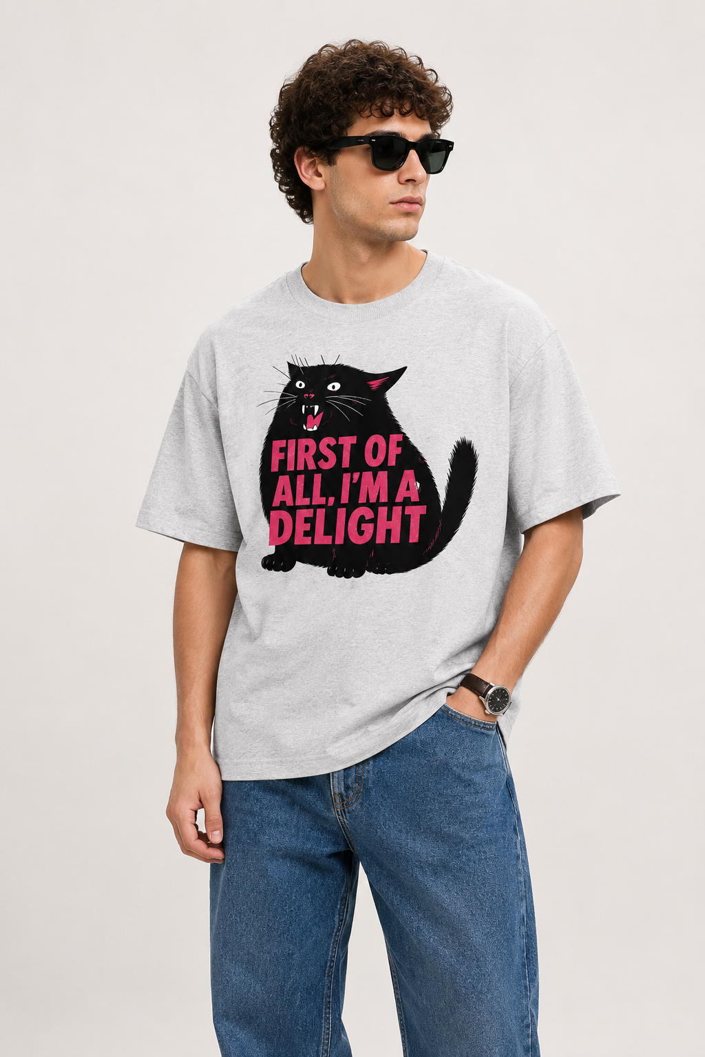 I'm a Delight-Overiszed Tee