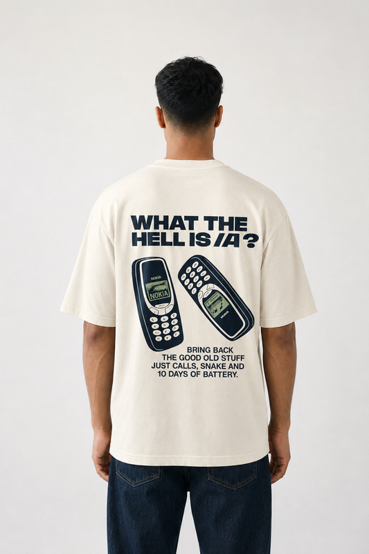 Old School Signal Tee-Oversized tee