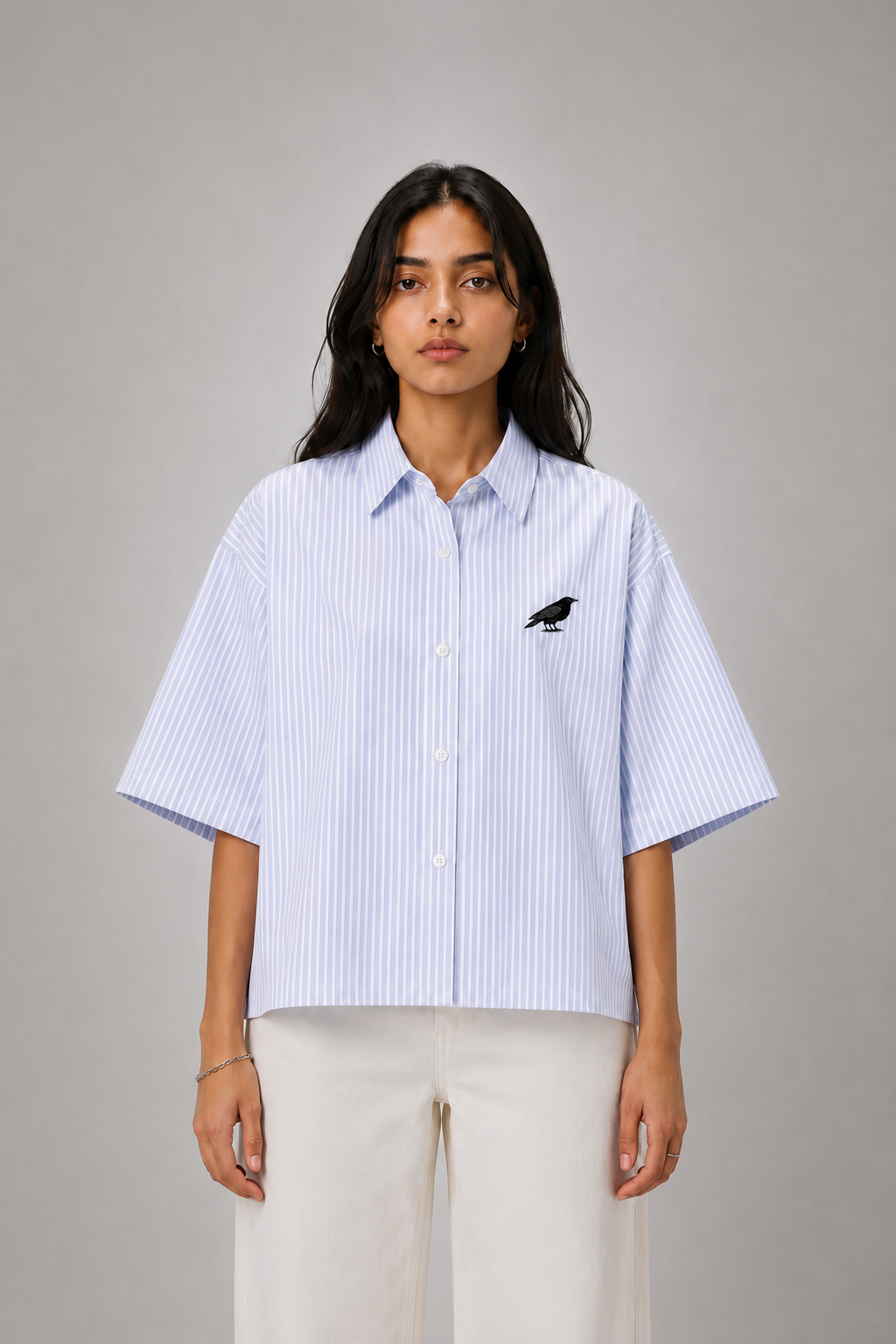 Crows Before Bros Boxy Shirt