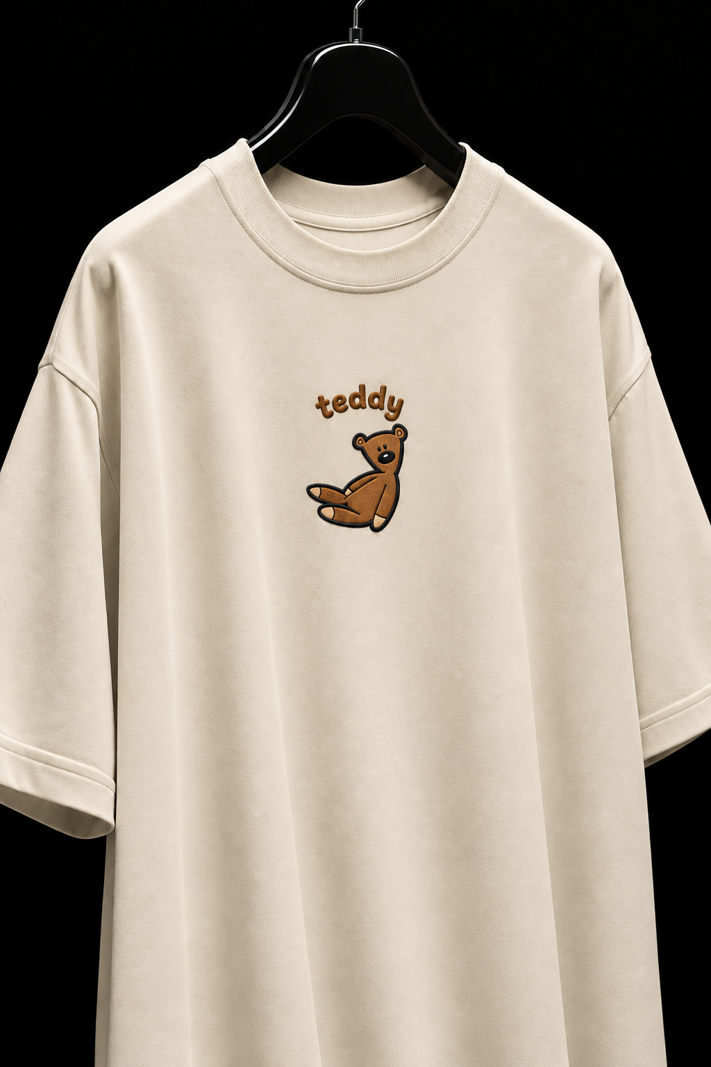 Mr. Teddy – Oversized Embroidered Tee