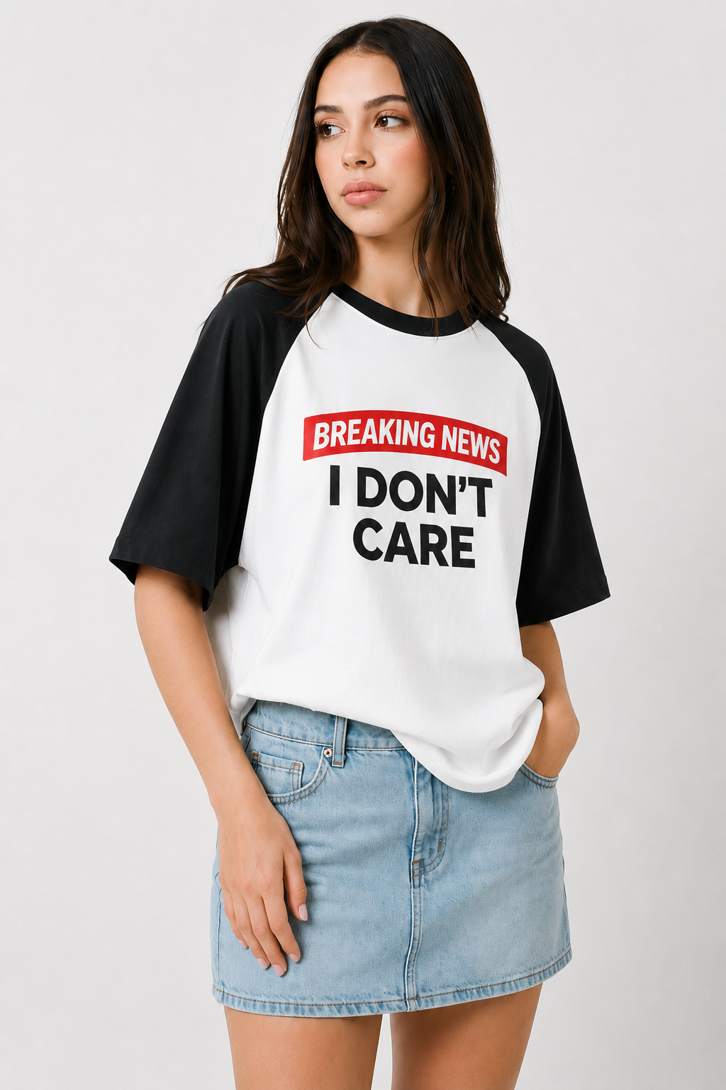 Breaking News-Oversized tee