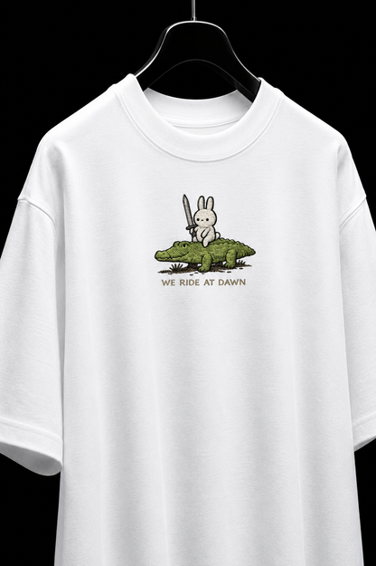 Dawn Raiders Embroidered Oversized Tee