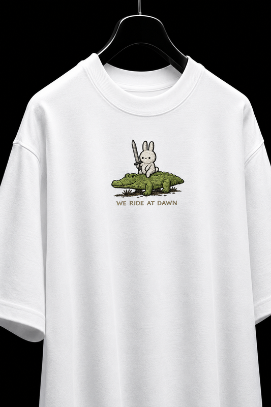 Dawn Raiders Embroidered Oversized Tee