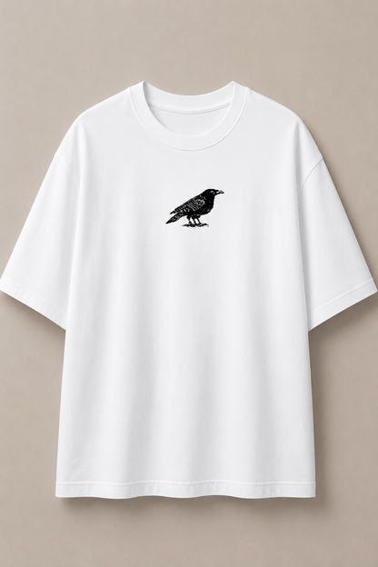 Crows Before Bros-Oversized Tee