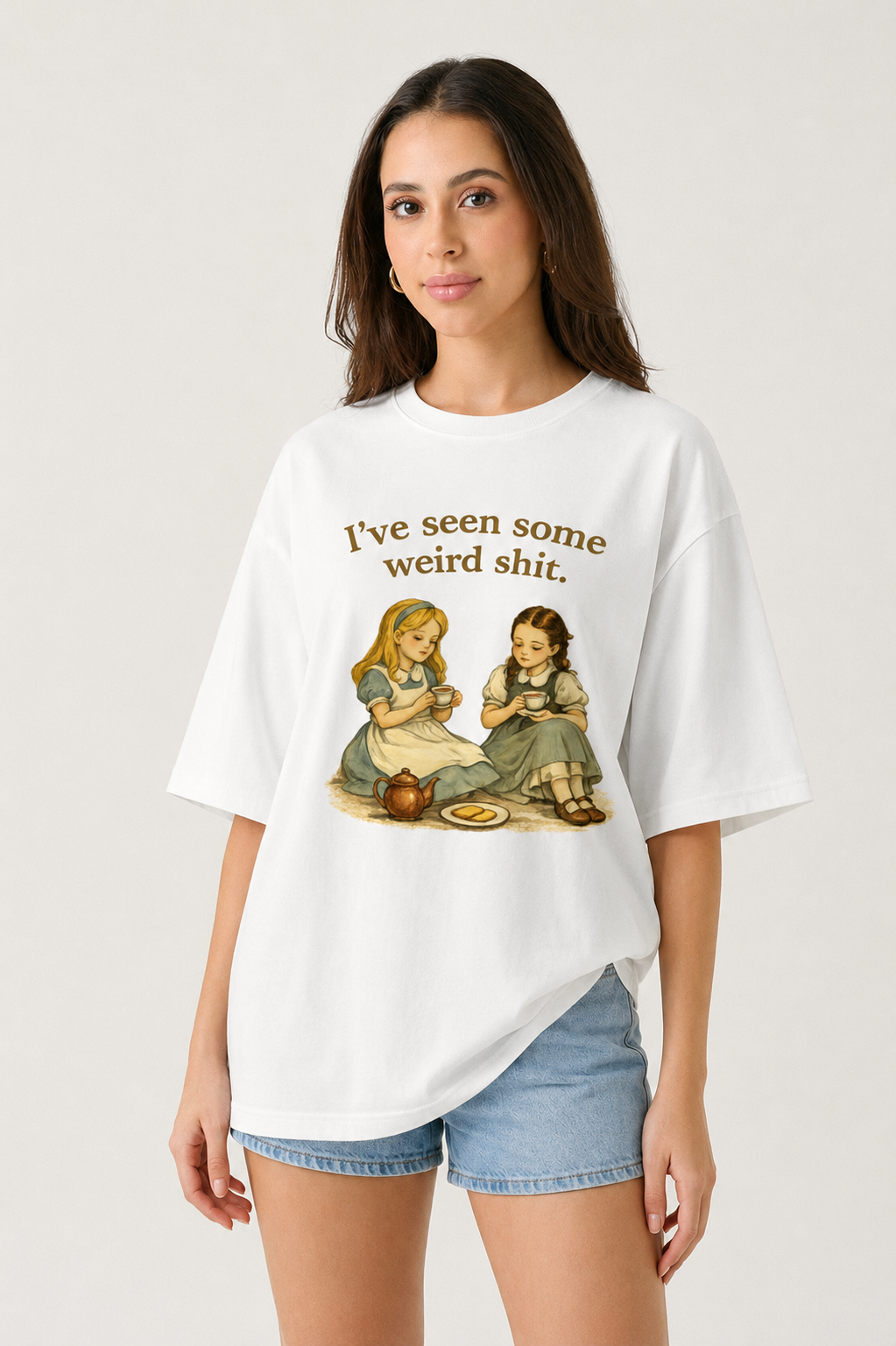 Tea & Trauma-Oversized Tee