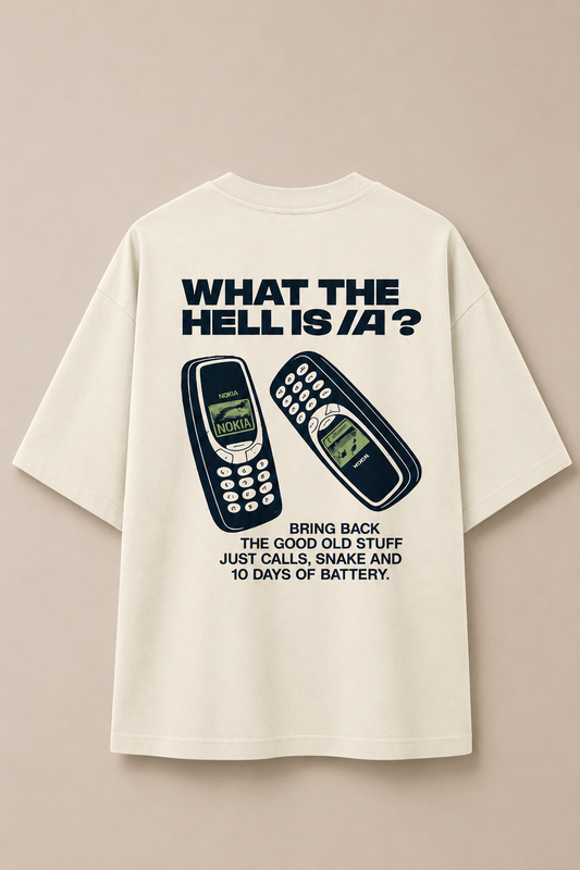 Old School Signal Tee-Oversized tee