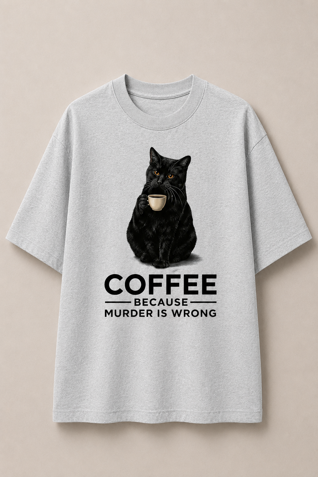 Murder Is Wrong-Oversized Tee