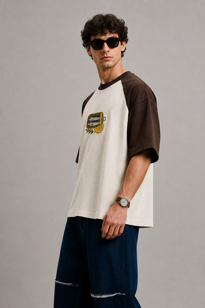 Sardine Society Embroidered Raglan Tee
