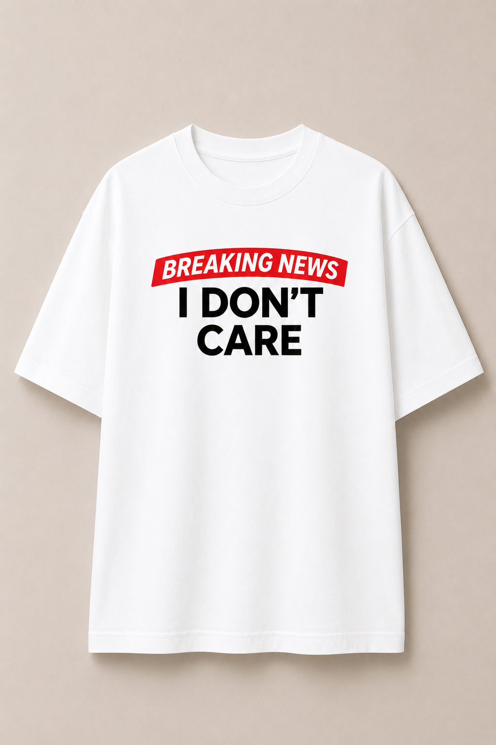 Breaking News-Oversized Tee